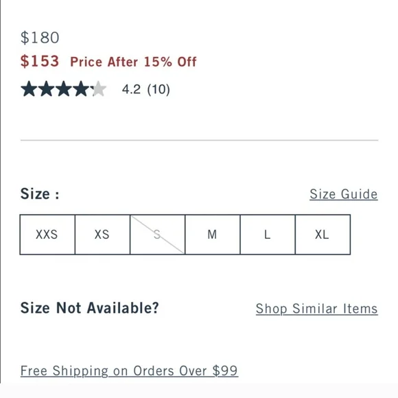 💚 Abercrombie And Fitch Cream mini zip up puffer jacket S - Picture 3 of 13